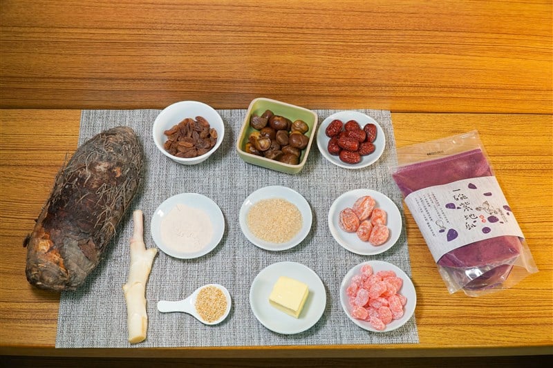 八寶芋泥所需食材